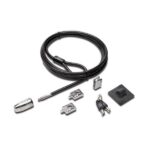 Cavo di Sicurezza Kensington Kit Bloccaggio 2.0 per Desktop e Periferiche 2.4m