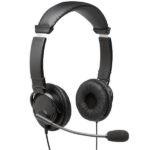 Cuffie Professionali Kensington USB con Microfono e Noise Canceling Nero