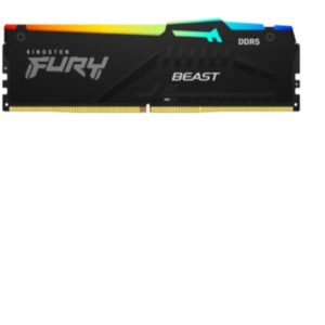 RAM DDR5 Kingston FURY Beast Black RGB 16GB 5200MHz