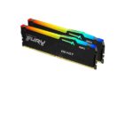 RAM DDR5 Kingston FURY Beast Black RGB 32GB Kit 2x16GB 5200MHz