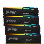 RAM DDR5 Kingston FURY Beast 64GB Kit 4x16GB 5200MHz CL40