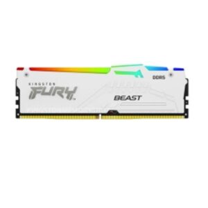 RAM DDR5 Kingston FURY Beast 16GB 5200MHz CL40 RGB White