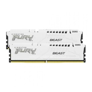 RAM DDR5 Kingston FURY Beast 32GB (2x16GB) 5200MHz CL40 White XMP