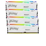 RAM DDR5 Kingston FURY Beast 64GB 5200MHz CL40 Kit 4 Moduli