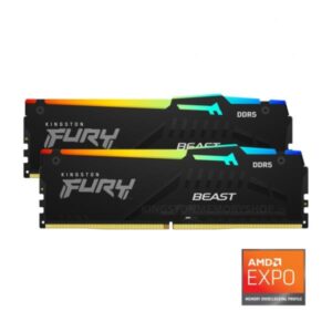 RAM DDR5 Kingston FURY Beast 32GB (2x16GB) 5600MHz CL36 RGB