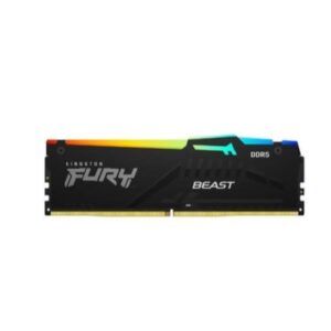 RAM DDR5 Kingston FURY Beast RGB 128GB 5600MHz CL40 Kit 4 Moduli