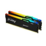 RAM DDR5 Kingston FURY Beast Black RGB 16GB Kit 2x8GB 5600MHz