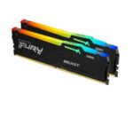 RAM DDR5 Kingston FURY Beast Black RGB 32GB Kit 2x16GB 5600MHz XMP