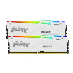 RAM DDR5 Kingston FURY Beast 64GB (2x32GB) 5600MHz CL40 RGB White