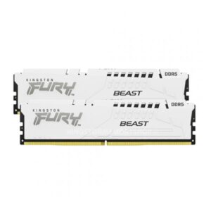 RAM DDR5 Kingston FURY Beast 32GB (2x16GB) 5600MHz CL40 White XMP