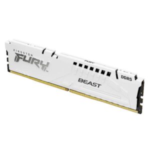 RAM DDR5 Kingston FURY Beast 128GB (4x32GB) 5600MHz CL40 White XMP
