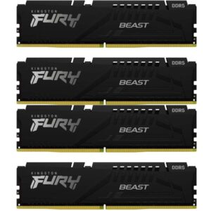 RAM DDR5 Kingston FURY Beast 64GB (4x16GB) 6000MHz CL40 XMP