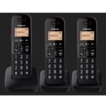 Telefono Cordless Panasonic KX-TGB613JTB Trio 3 Portatili Vivavoce
