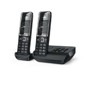 Telefono Cordless Gigaset Comfort C550 A Duo 2 Portatili Vivavoce Nero