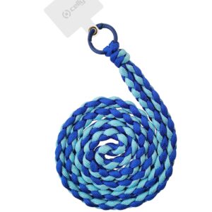 Cover Smartphone Celly LACETBRAIDED Collana Portatile Blu
