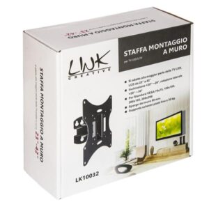 Staffa TV a Muro Orientabile Prodotti Bulk per Schermi 23-42" VESA 200x200