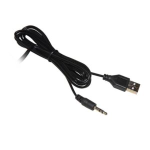 Casse PC Bulk 3W Volume USB 3.5mm Nero