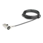 Cavo di Sicurezza Portatile Startech Lucchetto Combinazione 4 Cifre 2m Nero