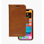 Custodia in Pelle Dbramante 1928 Lynge per iPhone 12 mini Nero