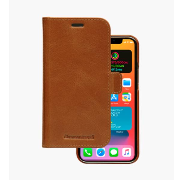 Custodia in Pelle Dbramante 1928 Lynge per iPhone 12/12 Pro - Nero