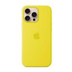 Cover Apple MagSafe Silicone per iPhone 16 Pro Max Giallo Carambola