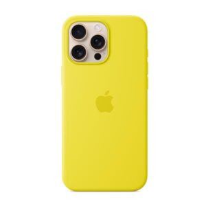 Cover Apple MagSafe Silicone per iPhone 16 Pro Max Giallo Carambola