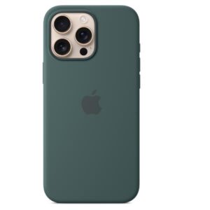 Cover Apple MagSafe Silicone per iPhone 16 Pro Max Verde Lago
