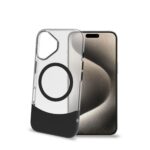 Cover Celly MAGDUAL per iPhone 16 Nero TPU