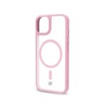 Cover Celly MAGMATT per iPhone 14 Trasparente Rosa