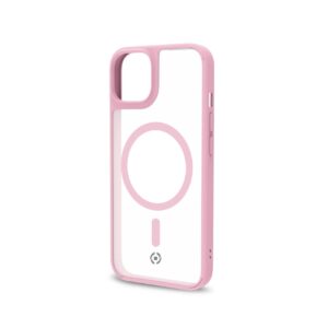 Cover Celly MAGMATT per iPhone 14 Trasparente Rosa