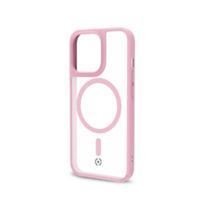 Cover Celly MAGMATT per iPhone 14 Pro Trasparente Rosa