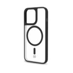 Cover Celly MAGMATT per iPhone 14 Pro Max Trasparente Nera