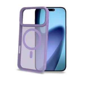Cover Celly MAGMATT per iPhone 17 Pro Max Trasparente Viola