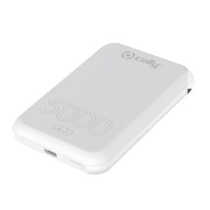 Power Bank Celly MAGPB5000EVO 5000 mAh Ricarica Wireless 15W