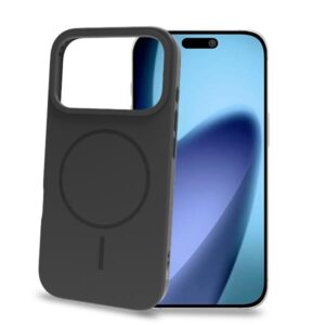 Cover Celly MAGSLIM per iPhone 17 Pro in TPU Nero