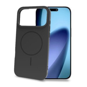 Cover Celly MAGSLIM per iPhone 17 Pro Max in TPU Nera