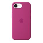 Cover iPhone Apple Custodia in Silicone per iPhone 16e Fucsia