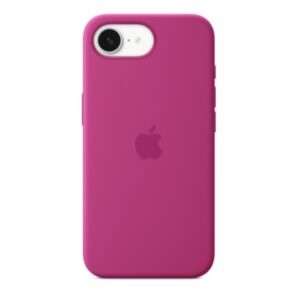 Cover iPhone Apple Custodia in Silicone per iPhone 16e Fucsia