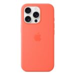 Cover iPhone Apple MagSafe Silicone per iPhone 16 Pro – Mandarancio