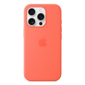 Cover iPhone Apple MagSafe Silicone per iPhone 16 Pro - Mandarancio