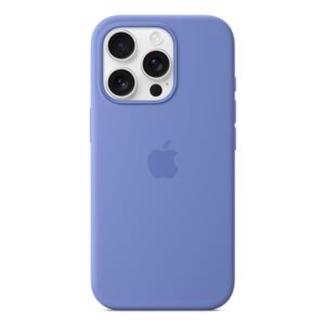 Cover Apple MagSafe Silicone per iPhone 16 Pro - Blu Pervinca
