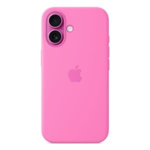 Cover Apple MagSafe Silicone per iPhone 16 Rosa Peonia