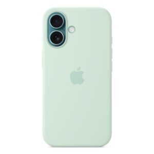 Cover Apple MagSafe Silicone per iPhone 16 - Verde Acquamarina