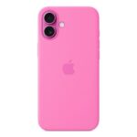 Cover iPhone 16 Plus Apple MagSafe Silicone Rosa Peonia