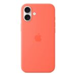Cover Apple MagSafe Silicone per iPhone 16 Plus – Mandarancio