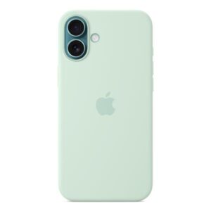 Cover Apple MagSafe Silicone per iPhone 16 Plus - Verde Acquamarina