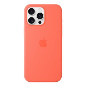Cover iPhone Apple MagSafe Silicone per iPhone 16 Pro Max Mandarancio