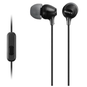 Auricolari Sony MDR-EX15AP con Microfono Jack 3.5mm Nero