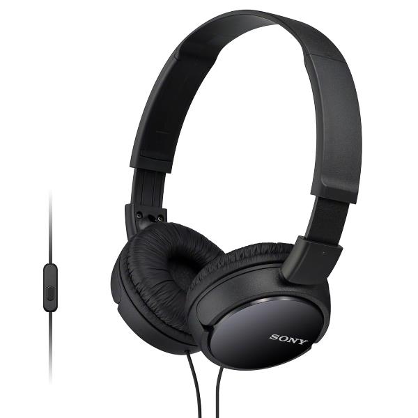 Auricolari Sony ZX110 con Microfono e Controllo Volume Nero