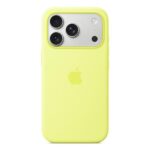 Cover Apple MagSafe Silicone per iPhone 17 Pro Giallo Neon